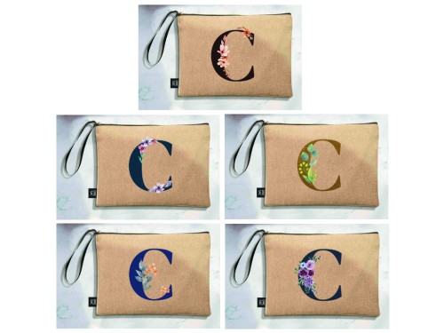 Sac à main Lettre C (Modèles variés) (25 × 18 × 1 cm)